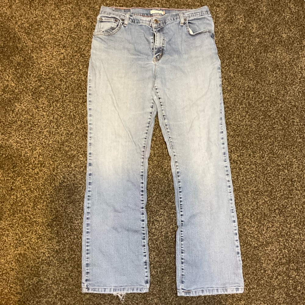 LEVIS ORIGINAL STRAIGHT LEG JEANS